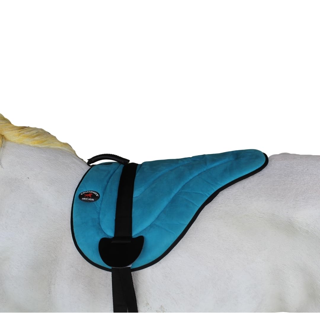 Lightweight Neoprene Padded Bareback Saddle Pad with Stirrups & Cinch S35386