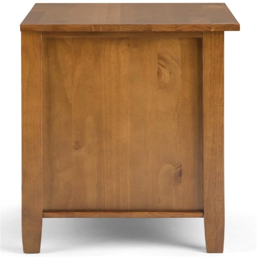 2-Piece Wood 24" Bedside Nightstand Table Set S4629