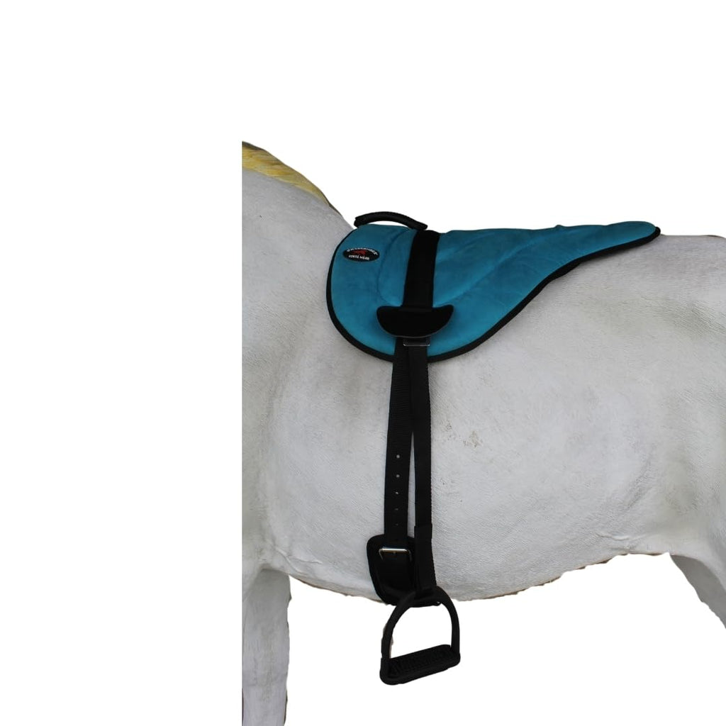 Lightweight Neoprene Padded Bareback Saddle Pad with Stirrups & Cinch S35386