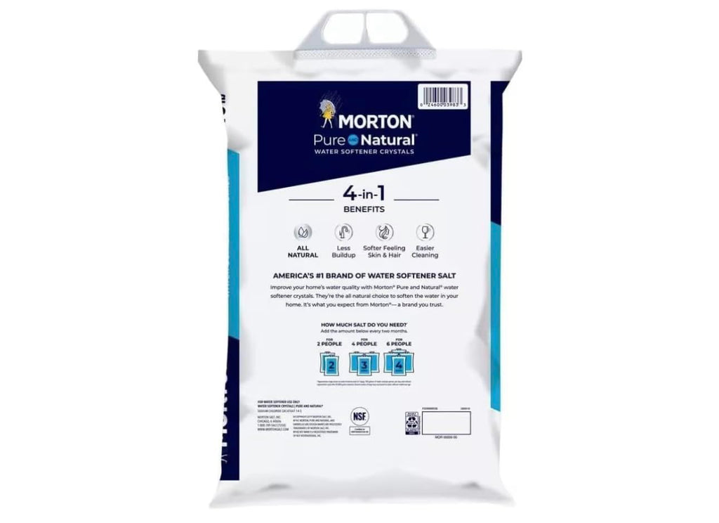 Pure and Natural Water Softener Crystals 40 lb 6 Packs G3276