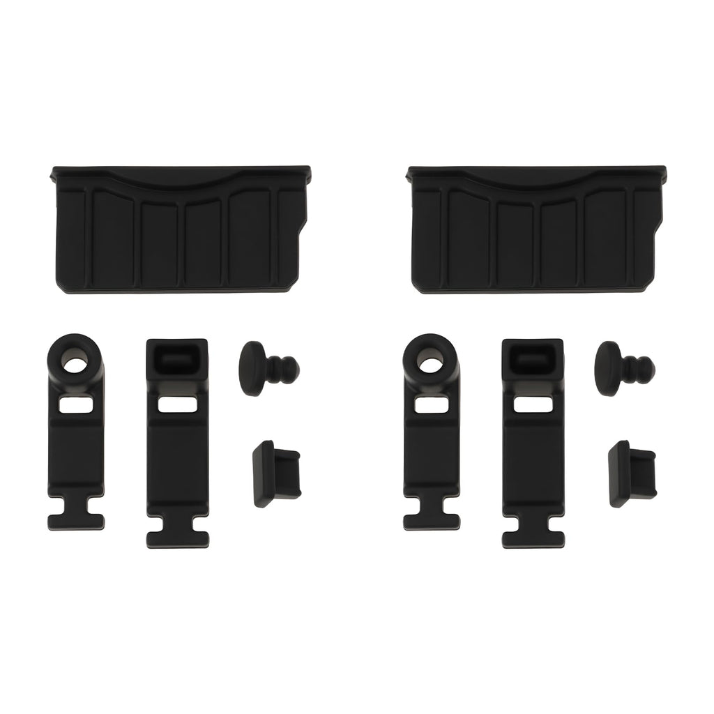 Game Console Card Slot Silicone Plug 2 Sets Black A434166