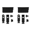Game Console Card Slot Silicone Plug 2 Sets Black A434166