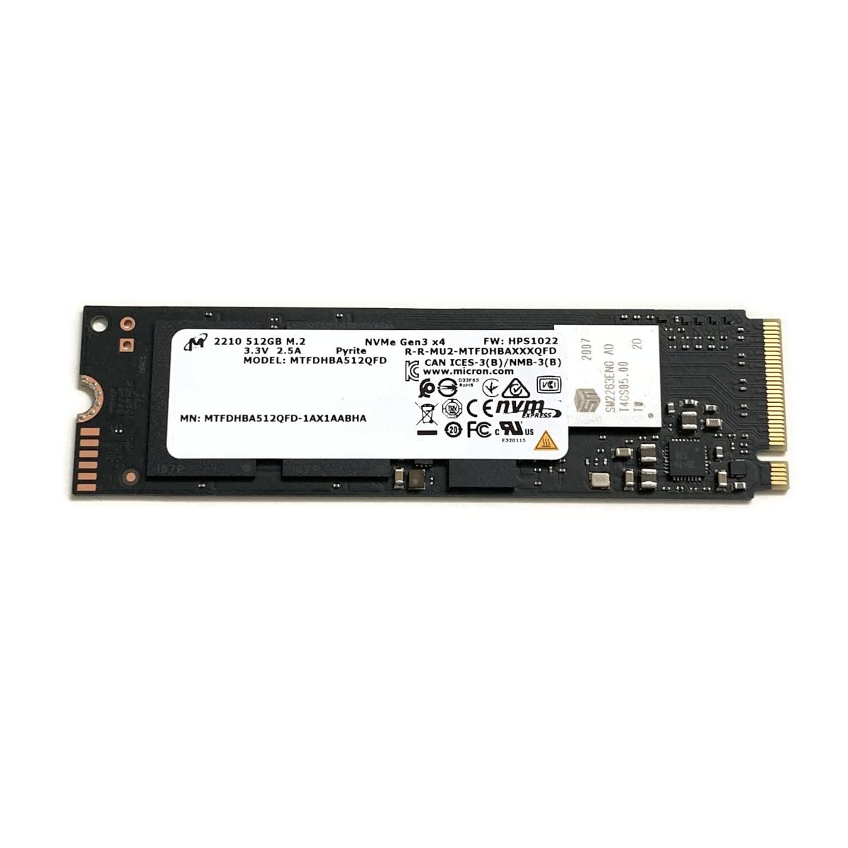 512GB NVMe PCIe Gen3 x4 SSD C601