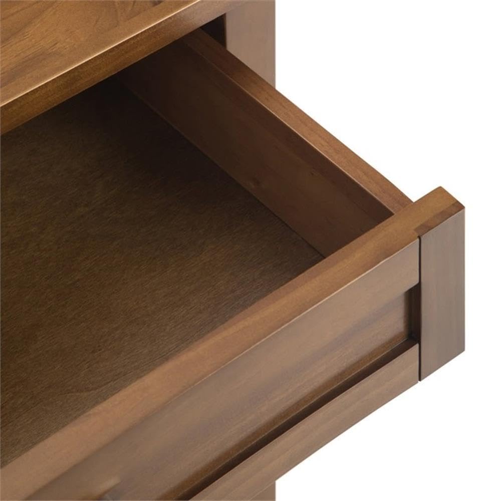 2-Piece Wood 24" Bedside Nightstand Table Set S4629