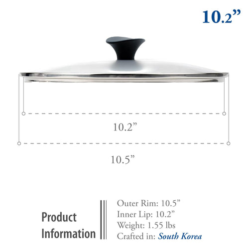 10.2 Inch Tempered Glass Lid A57145