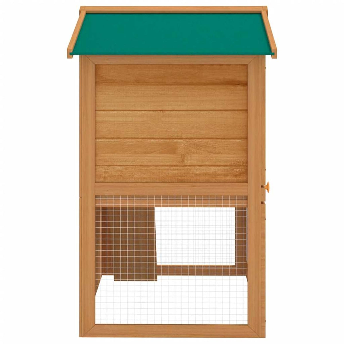 2-Tier Wooden Rabbit Hutch with Ramp S676