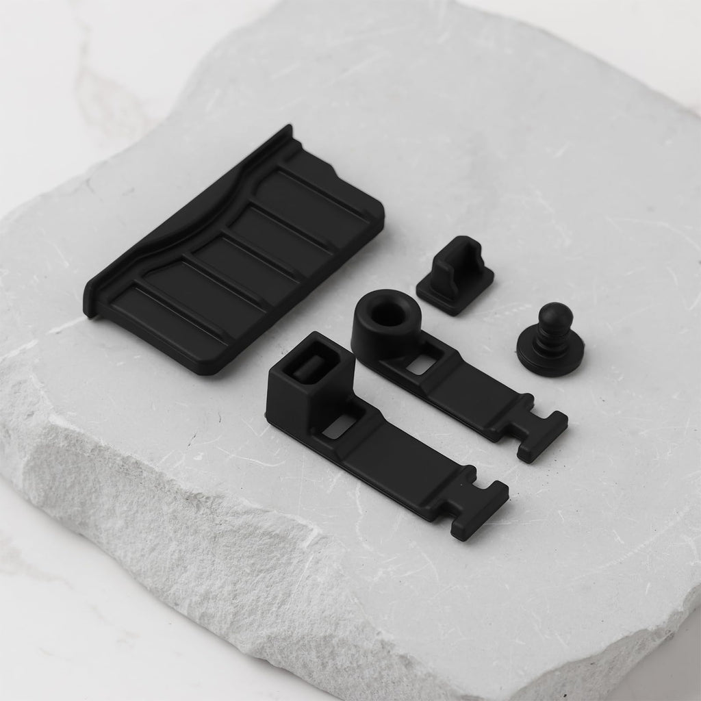 Game Console Card Slot Silicone Plug 2 Sets Black A434166