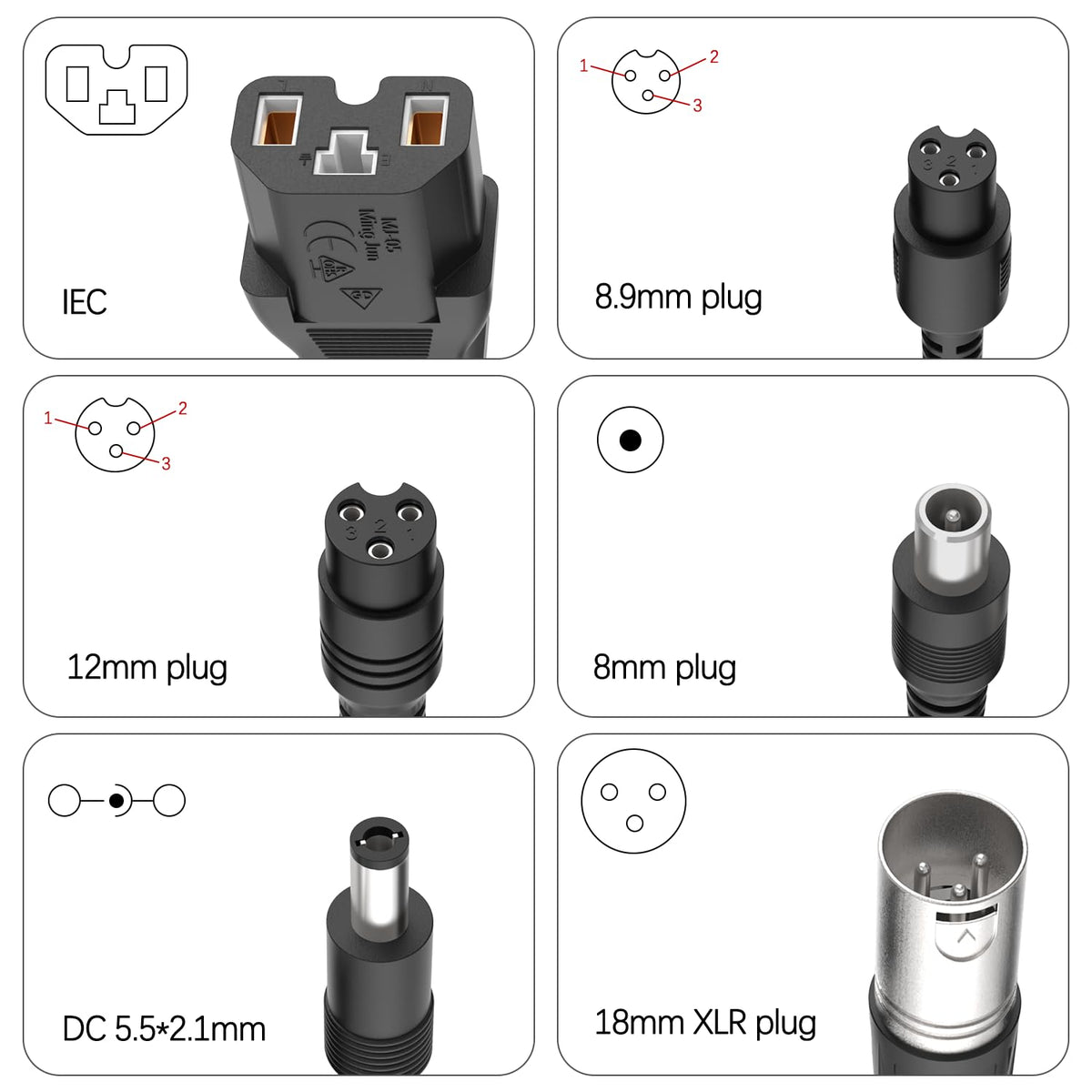 54.6V 2A Electric Bike Charger for 48V Lithium Battery Q389106