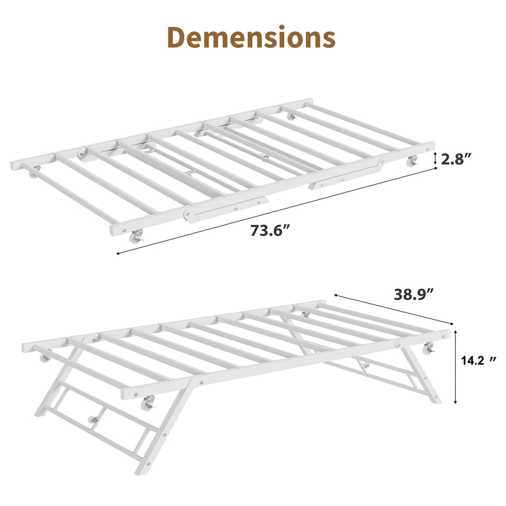 Twin Pop Up Trundle Bed X70912