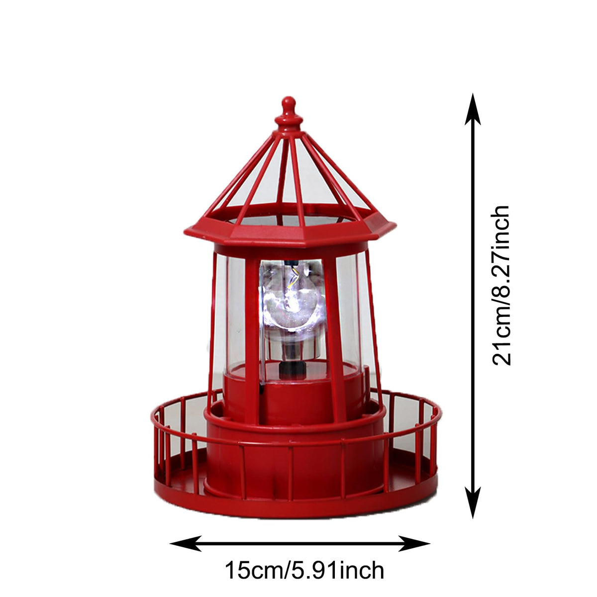Solar Powered Lighthouse Z64649