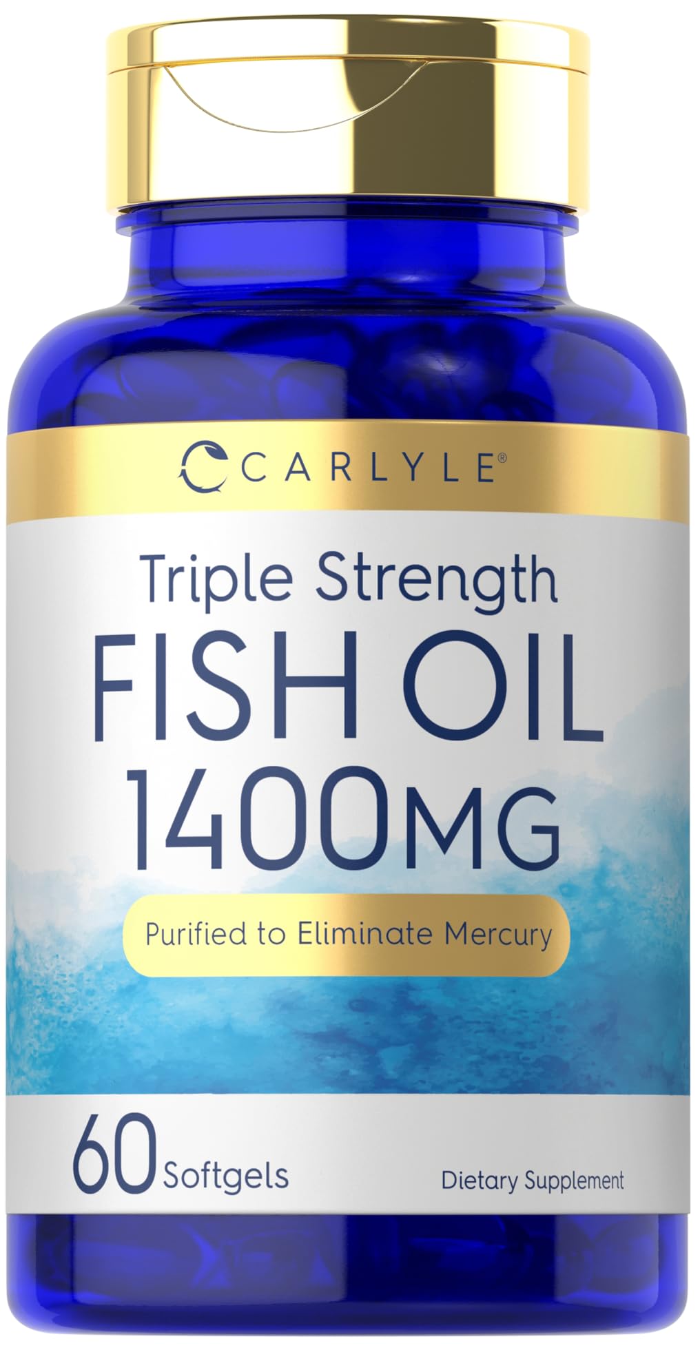 Omega 3 Fish Oil 1400 mg 60 Softgels S613