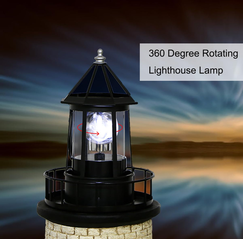 Solar Powered Lighthouse Z64649