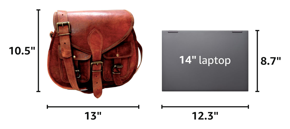 Women Vintage Style Genuine Leather Crossbody Shoulder Bag O578