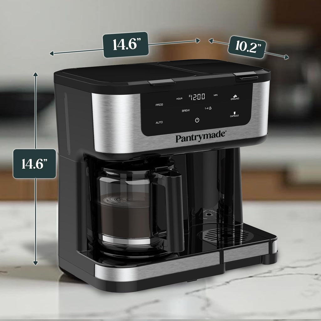 Black Dual Brew 12-Cup Coffee Maker R887