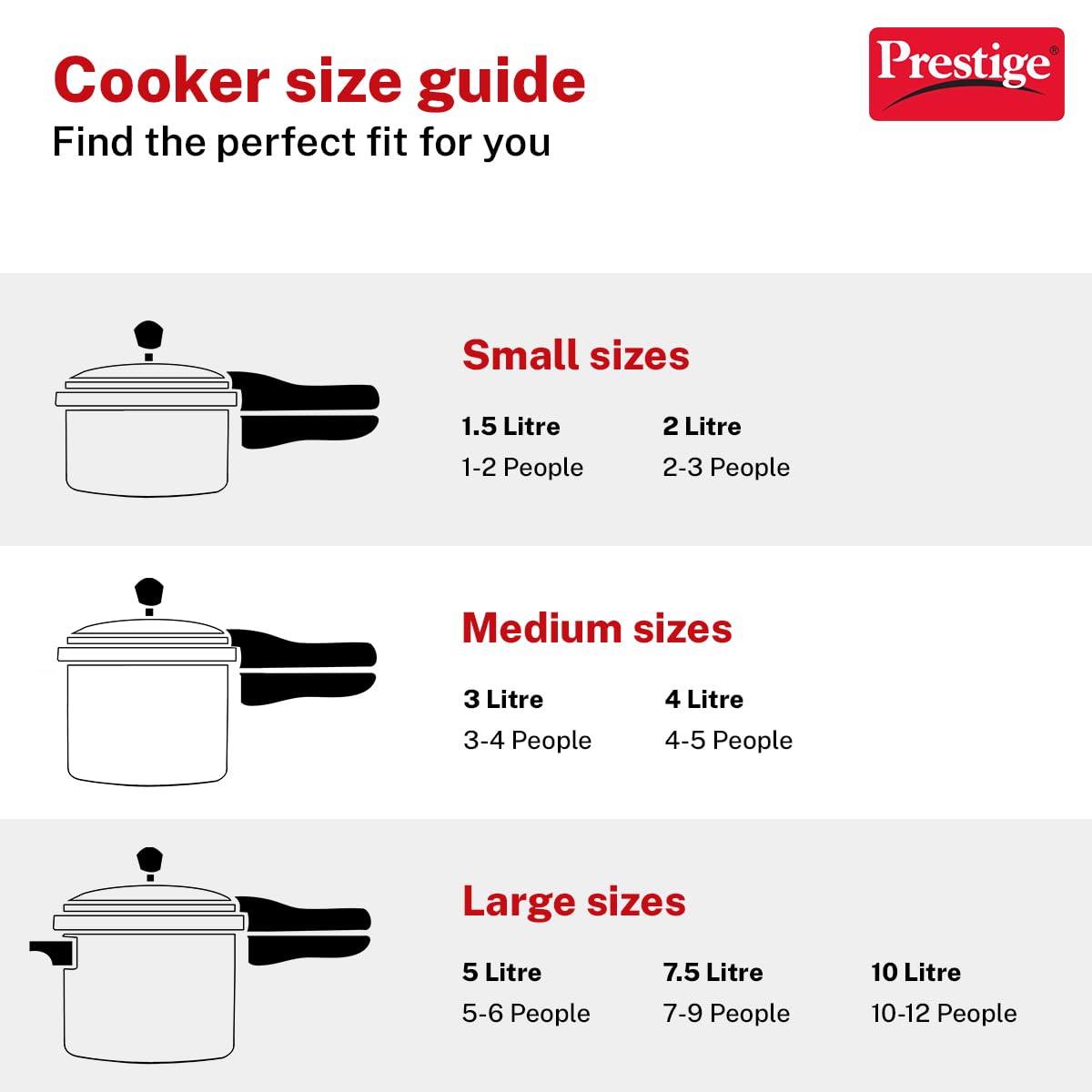 2 Liter Aluminium Pressure Cooker Y598
