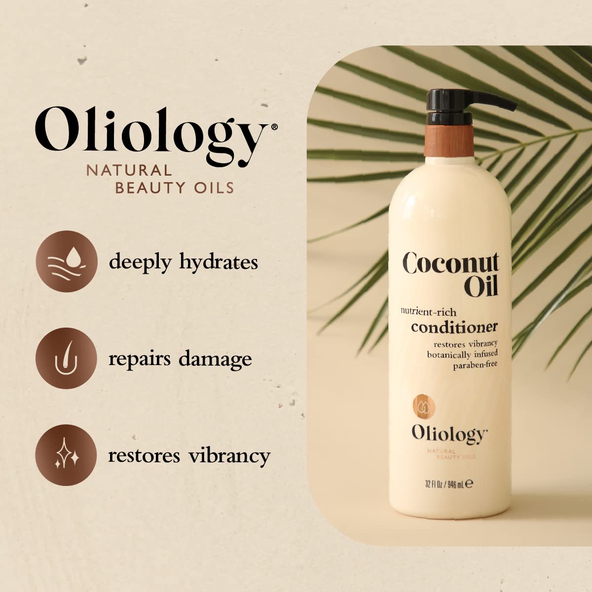 Coconut Oil Shampoo & Conditioner Combo Pack 32oz R25241