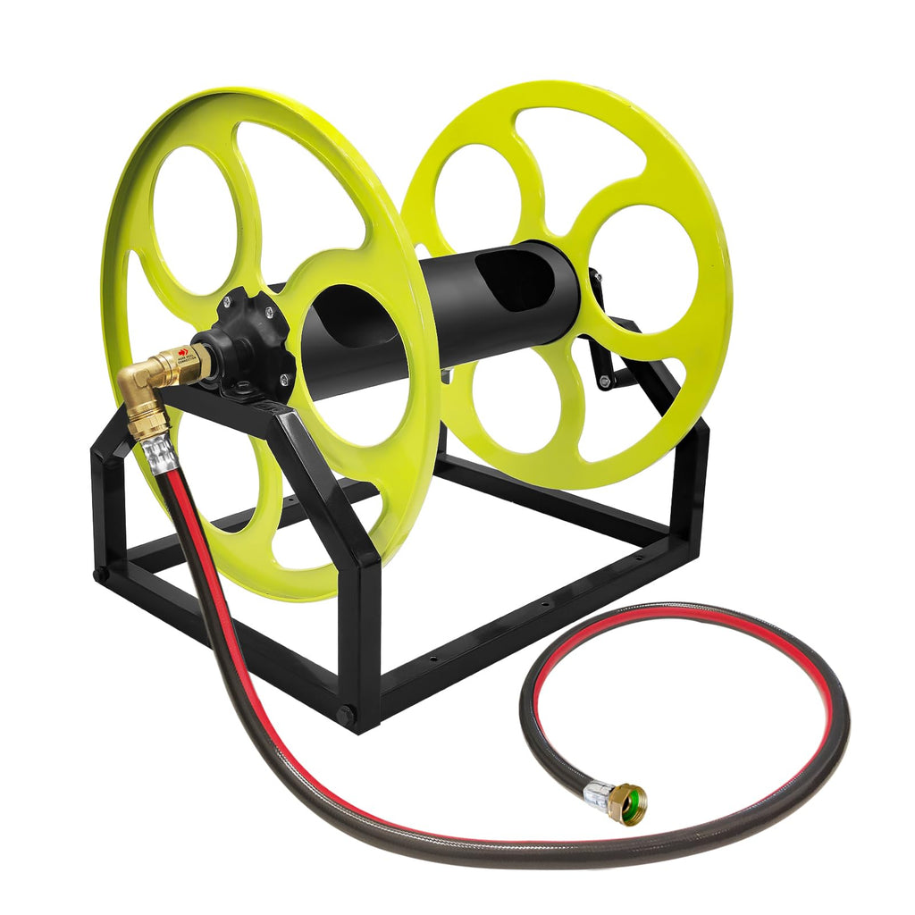400FT Wall/Floor Mount Garden Hose Reel with Crank R181064