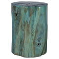 Blue/Green Accent Stool C532