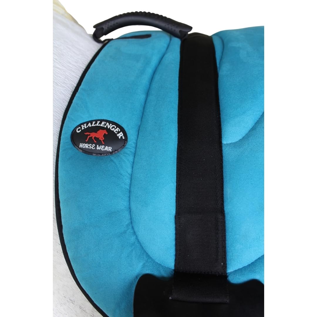 Lightweight Neoprene Padded Bareback Saddle Pad with Stirrups & Cinch S35386