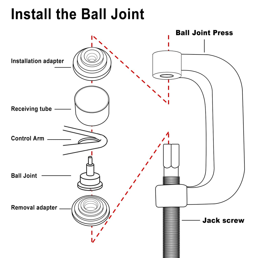 Heavy Duty Ball Joint Press Tool Kit K999
