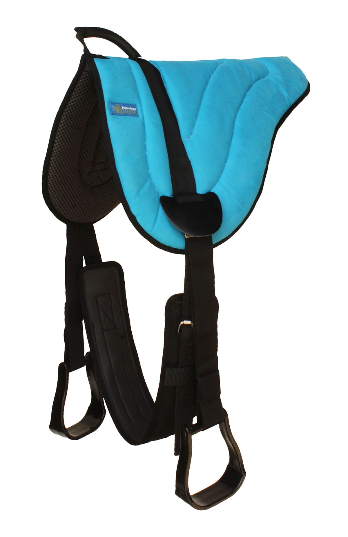 Lightweight Neoprene Padded Bareback Saddle Pad with Stirrups & Cinch S35386