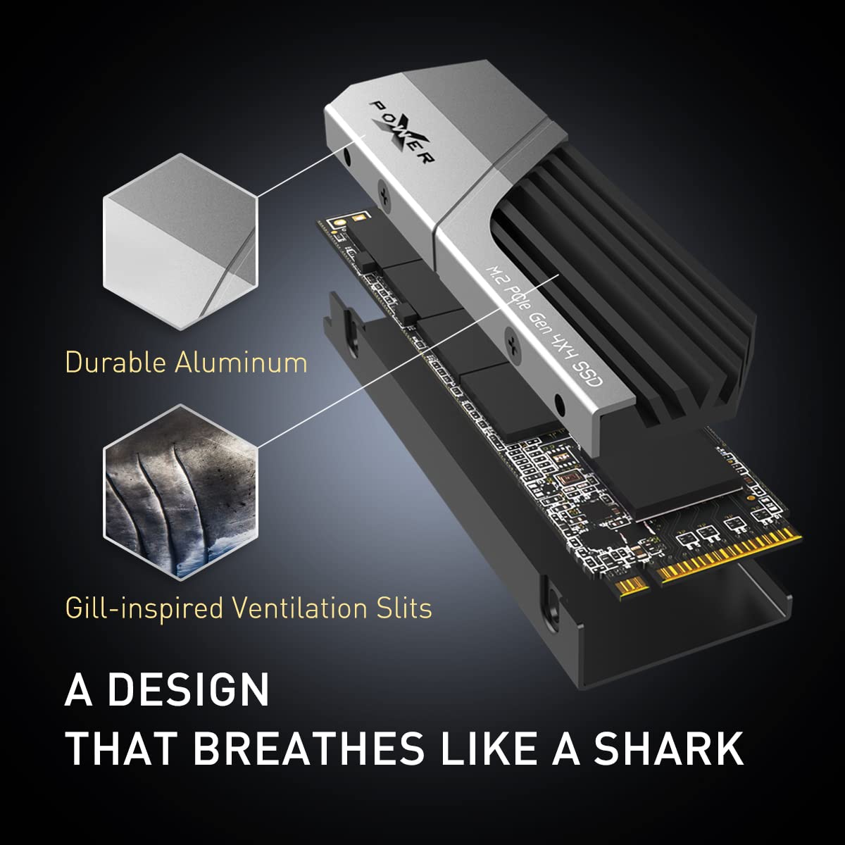 4TB PCIe Gen4 M.2 2280 SSD with PS5 Heatsink N257601