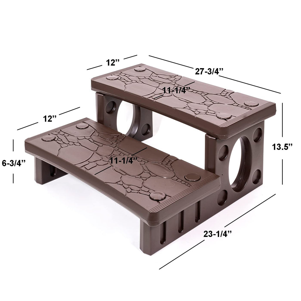 2-Step Spa Hot Tub Pool Deck Steps A838