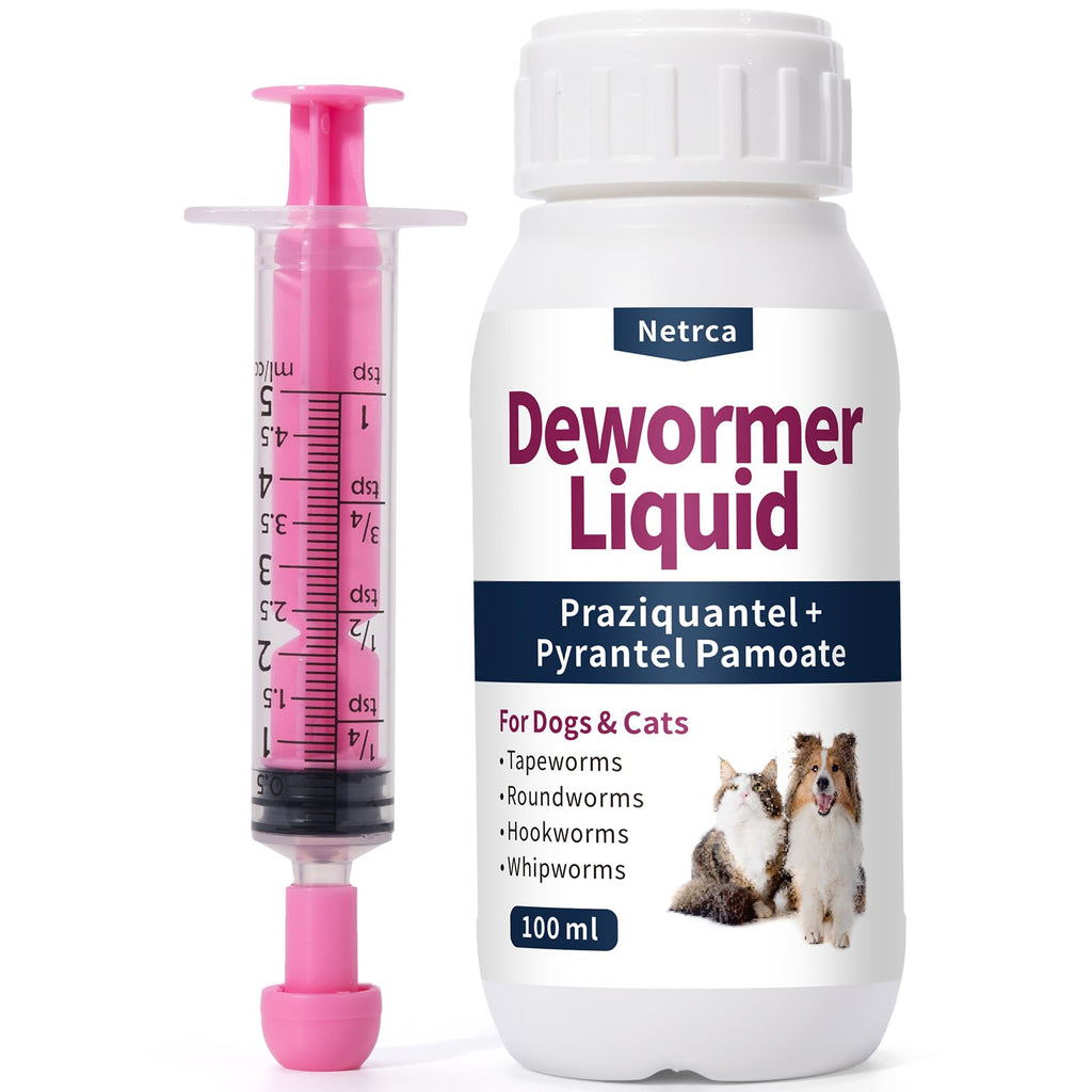 Dewormer Liquid for Dogs & Cats, 100ml A48334