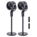 3-in-1 Pedestal Tabletop Fan with Remote Grey 2-Pack N1329