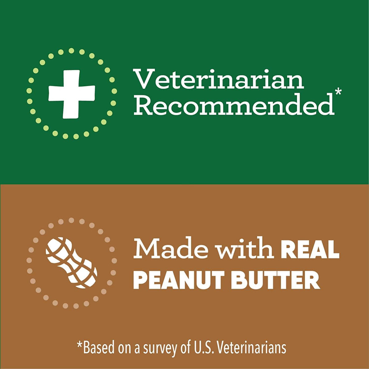 Real Peanut Butter Flavor Dog Treats 9.6 Ounces C61160