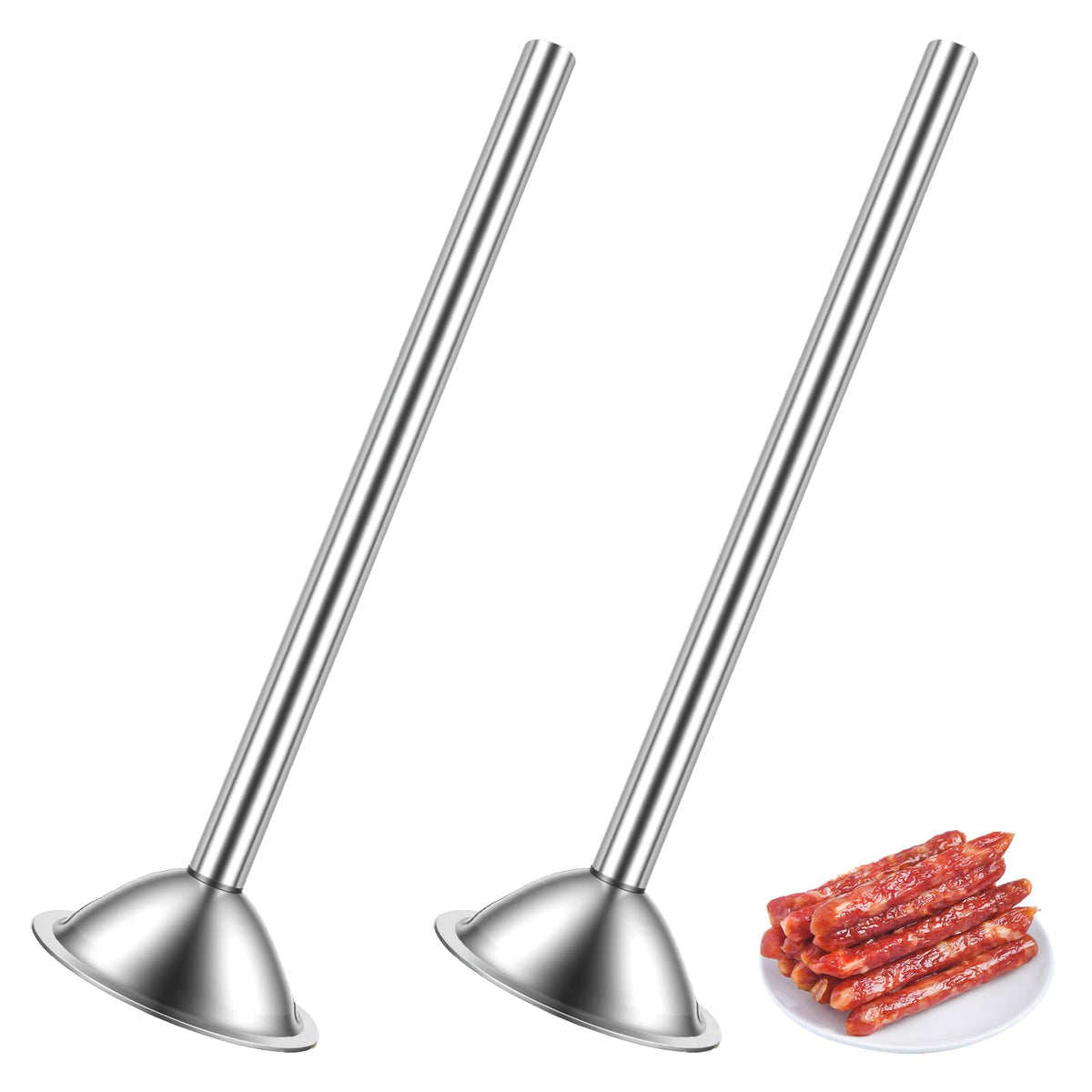 2 Pack 10mm Sausage Stuffer Tubes W2888