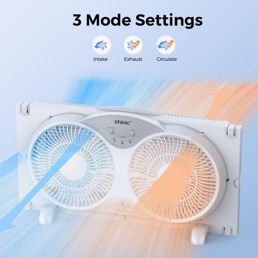 9" Reversible 3-Speed Window Fan I469