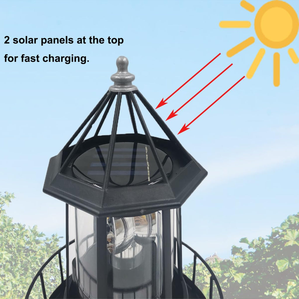 Solar Powered Lighthouse Z64649