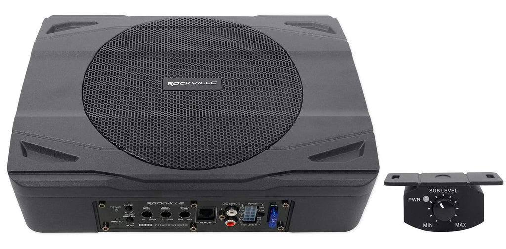 8" Powered Under-Seat Car Subwoofer H77977
