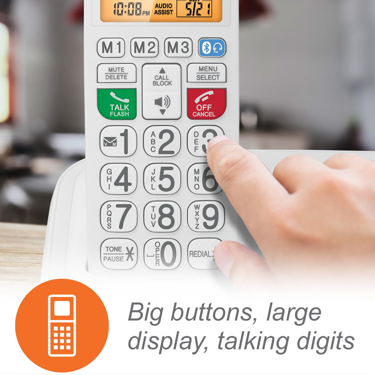 Amplified Corded Cordless Phone R621872