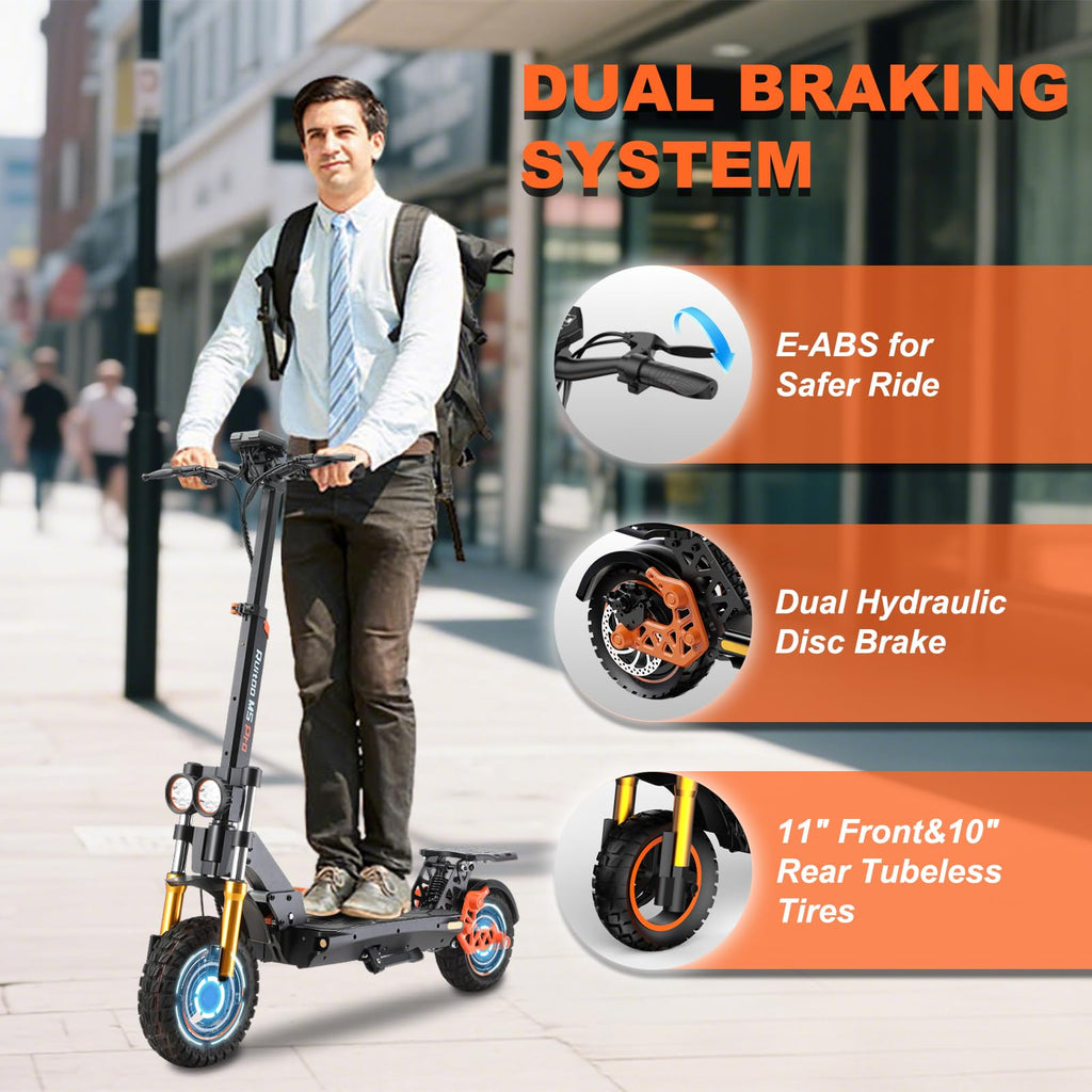 1200W Off Road Electric Scooter with Dual Suspension S4849