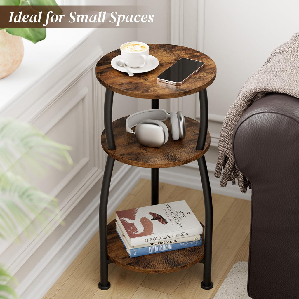 Round 3-Tier Side Table N8679