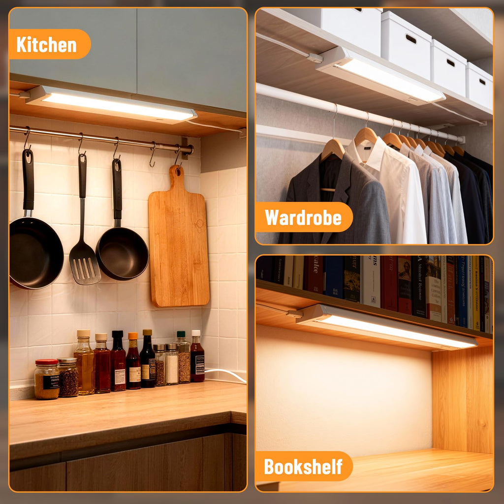 24" 4Pack Swivel Under Cabinet Lighting B9051