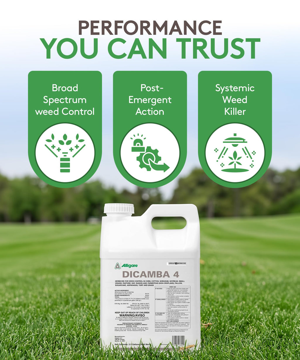 Water-Soluble Dicamba Herbicide 2.5 Gallons L6412