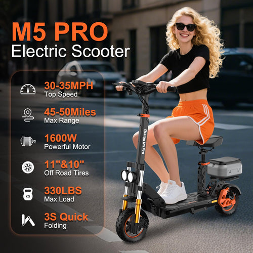 1200W Off Road Electric Scooter with Dual Suspension S4849