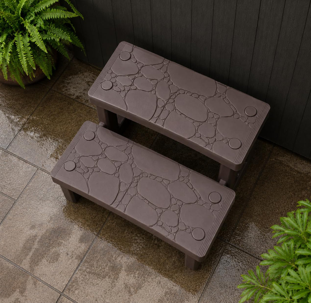 2-Step Spa Hot Tub Pool Deck Steps A838