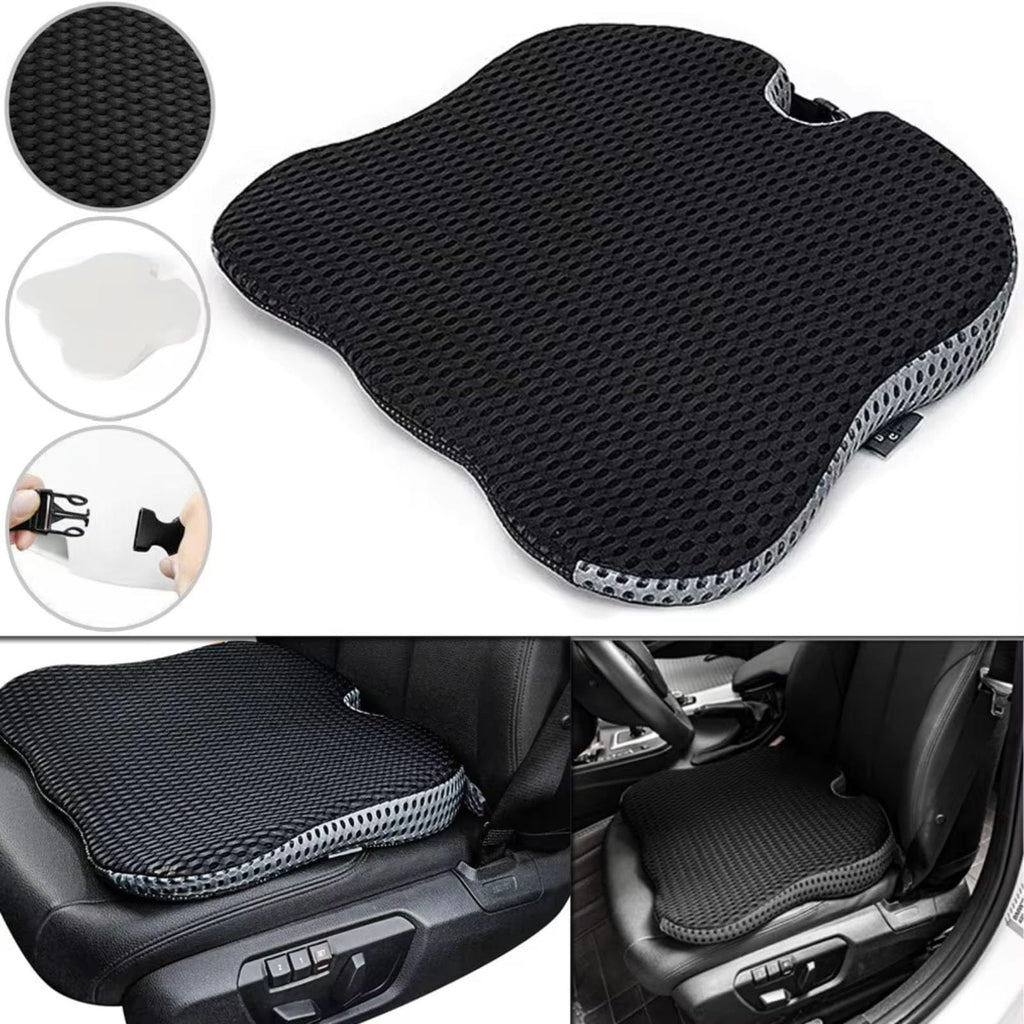 Black Memory Foam Car Seat Booster Cushion L611