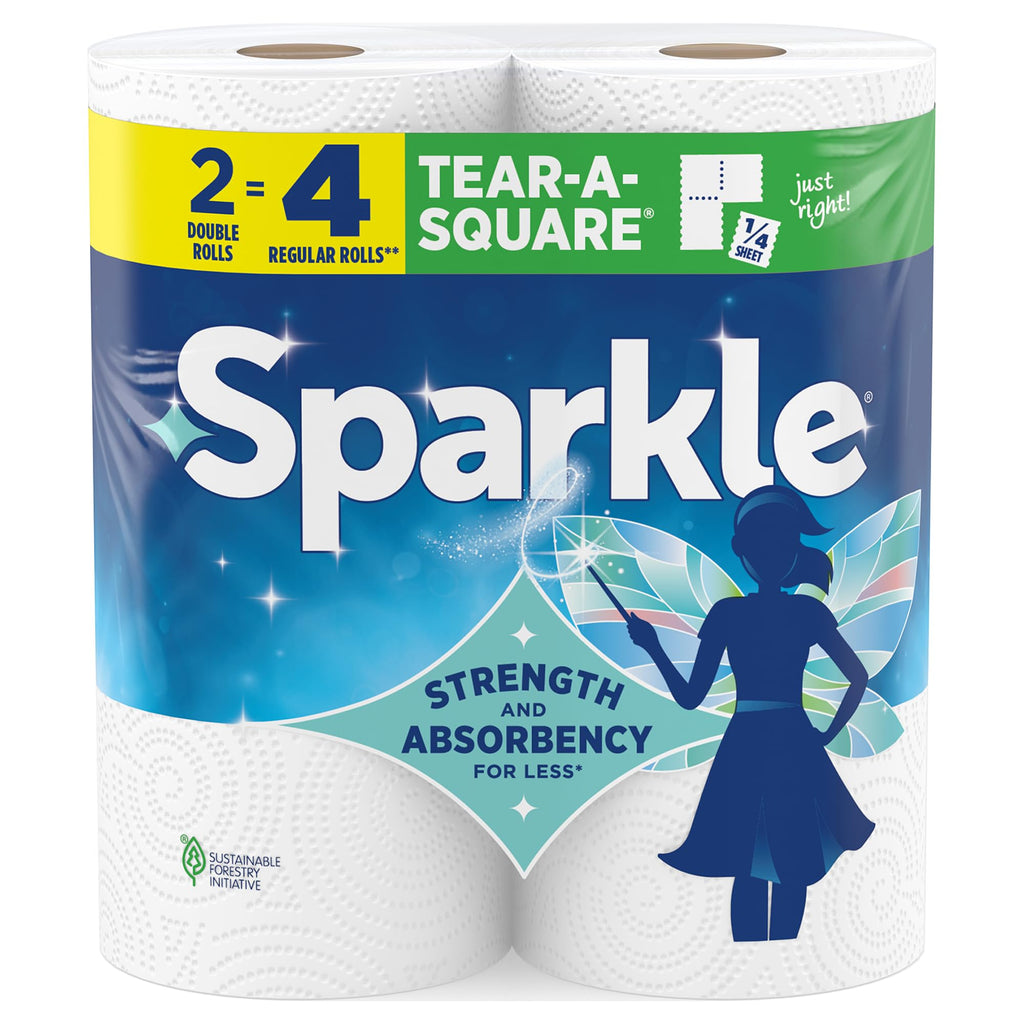 Kitchen Paper Towels, 2 Double Rolls, 220 Sheets Z189013