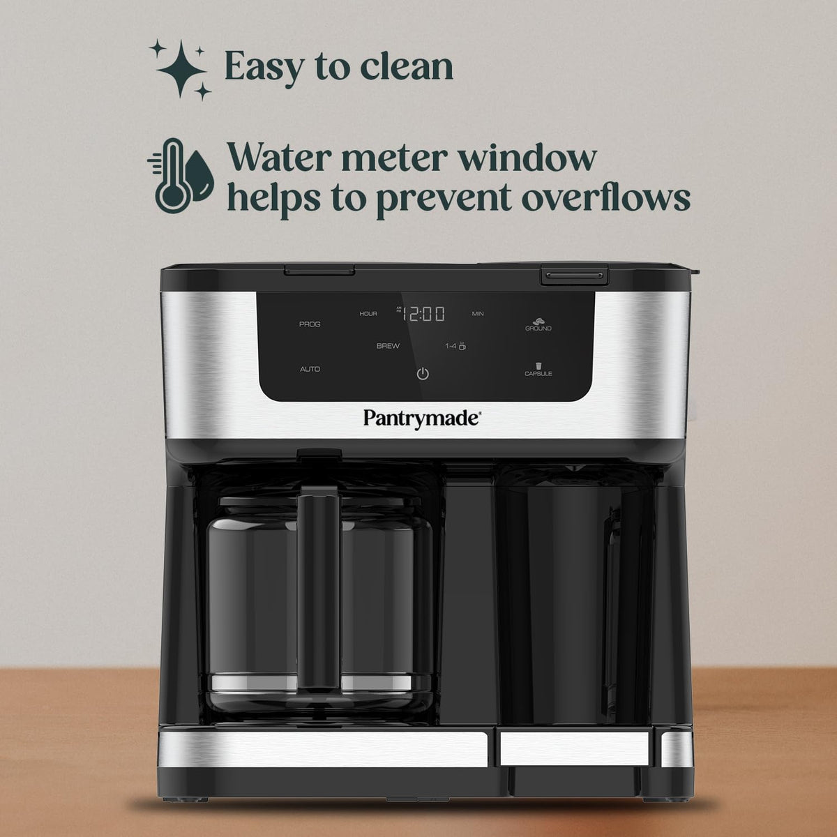 Black Dual Brew 12-Cup Coffee Maker R887