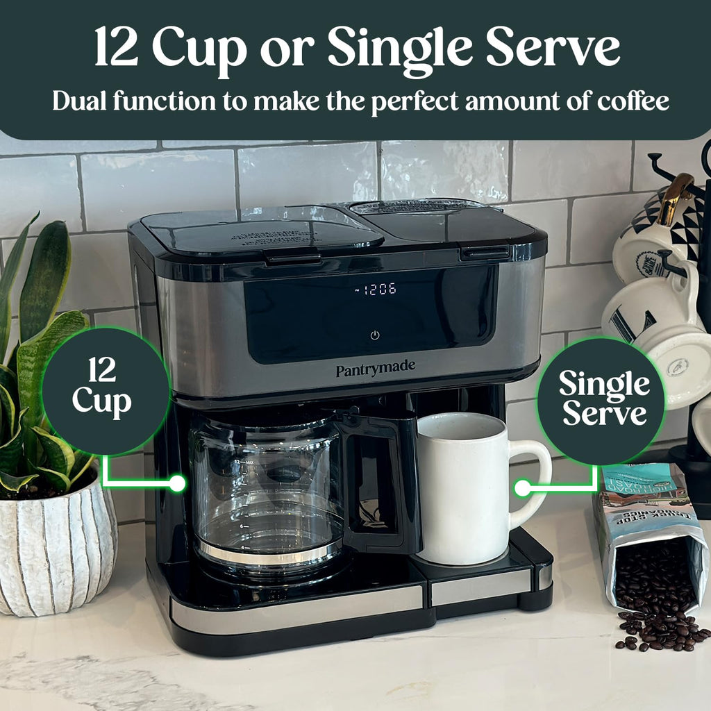 Black Dual Brew 12-Cup Coffee Maker R887