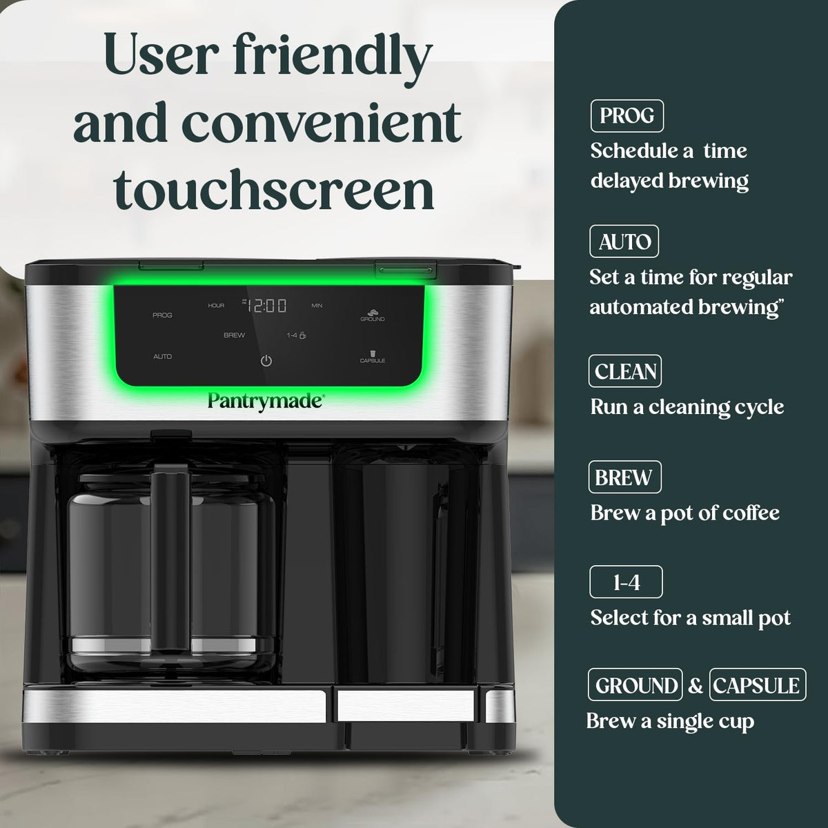 Black Dual Brew 12-Cup Coffee Maker R887