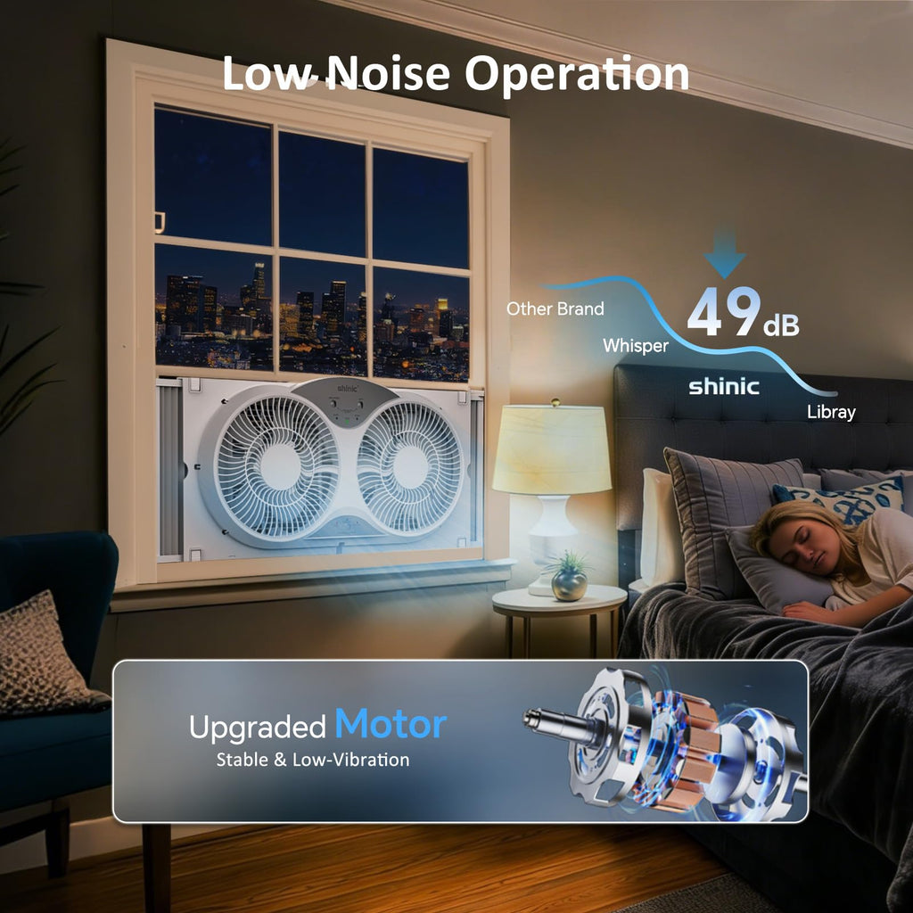 9" Reversible 3-Speed Window Fan I469