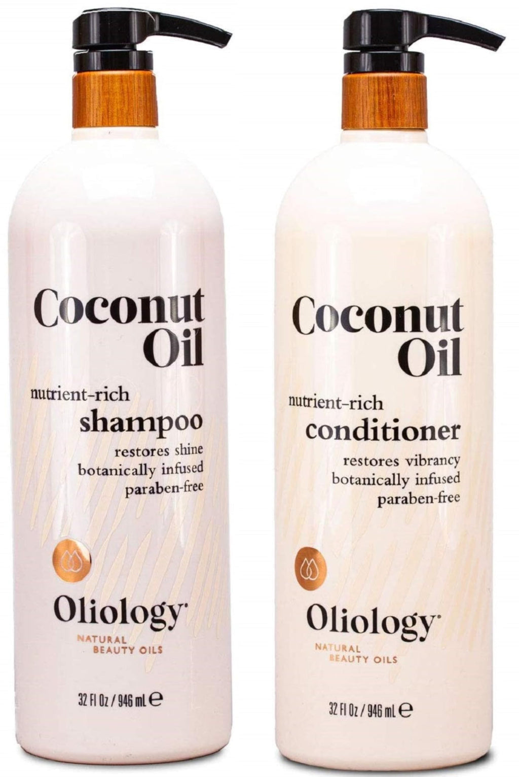 Coconut Oil Shampoo & Conditioner Combo Pack 32oz R25241