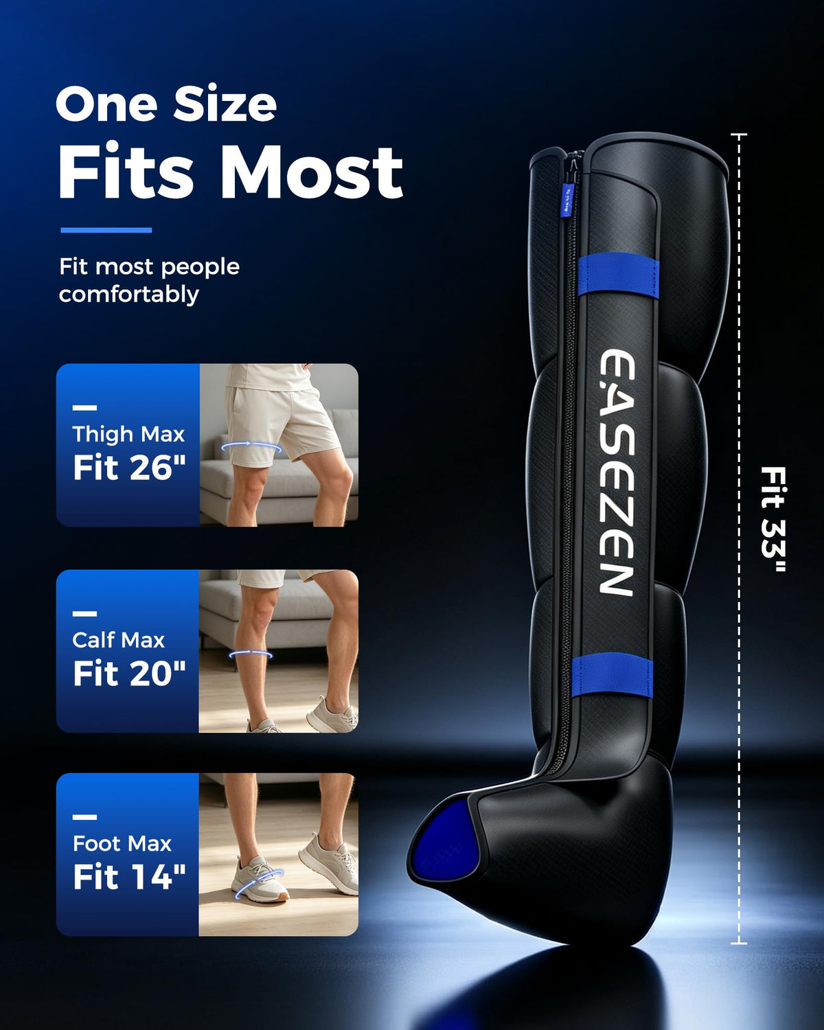 Cordless Leg Compression Massager Y7181