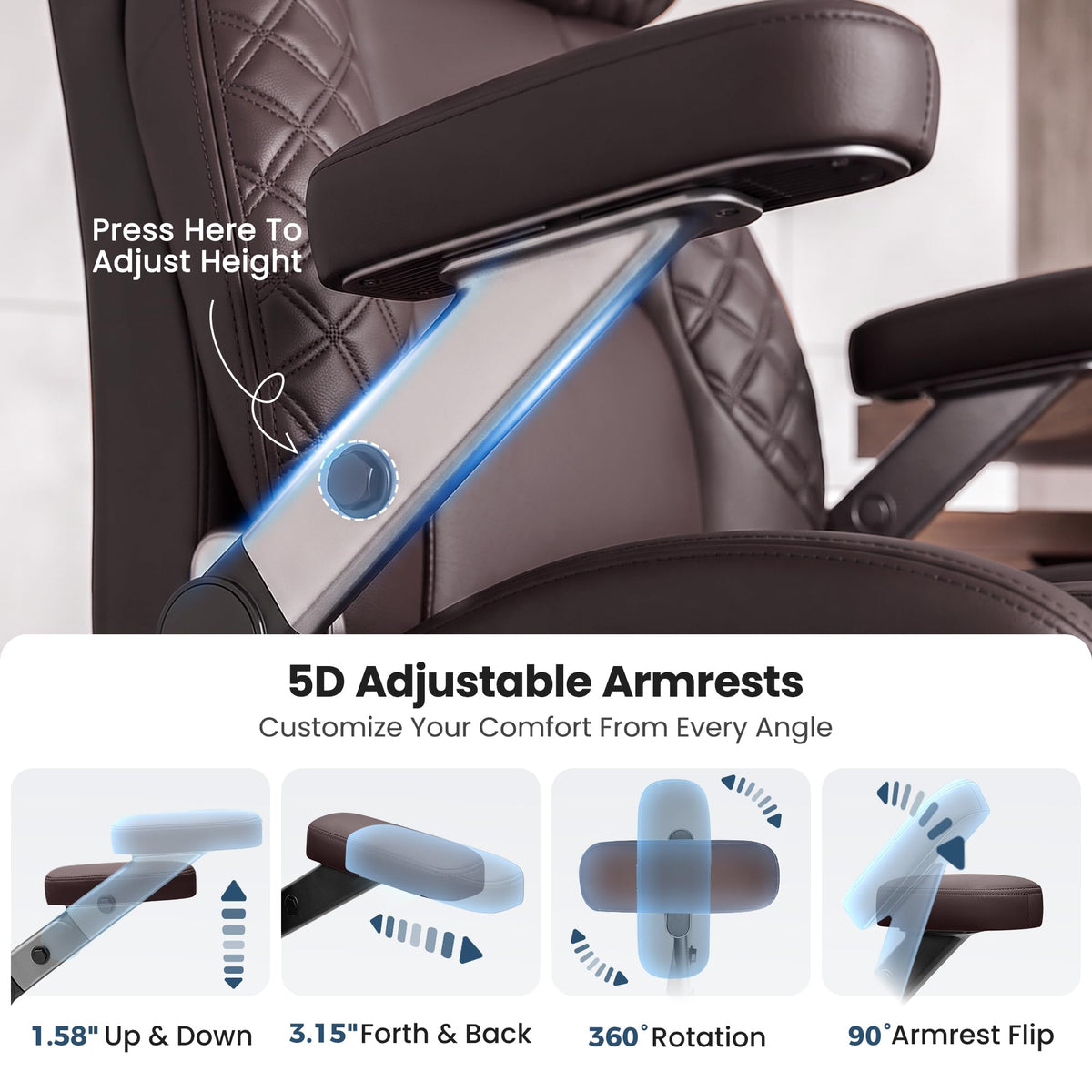 Big and Tall Office Chair N723
